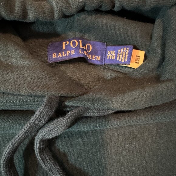 Ralph Lauren Hoodie Men XXL Polo 3 Patch Triple Pony Jumper Sweatshirt Hype Core - Picture 7 of 7